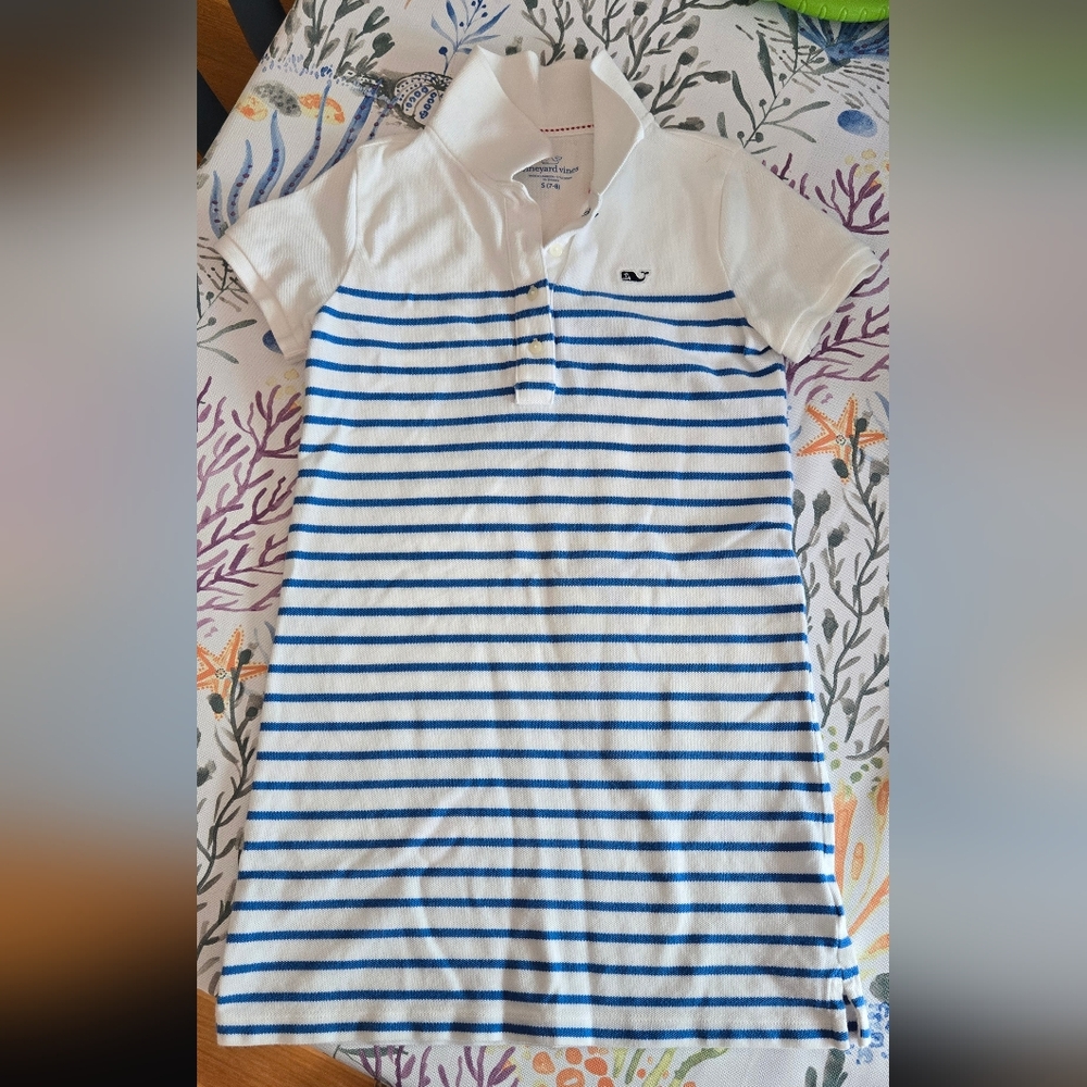 Vineyard Vines Striped Polo Dress
